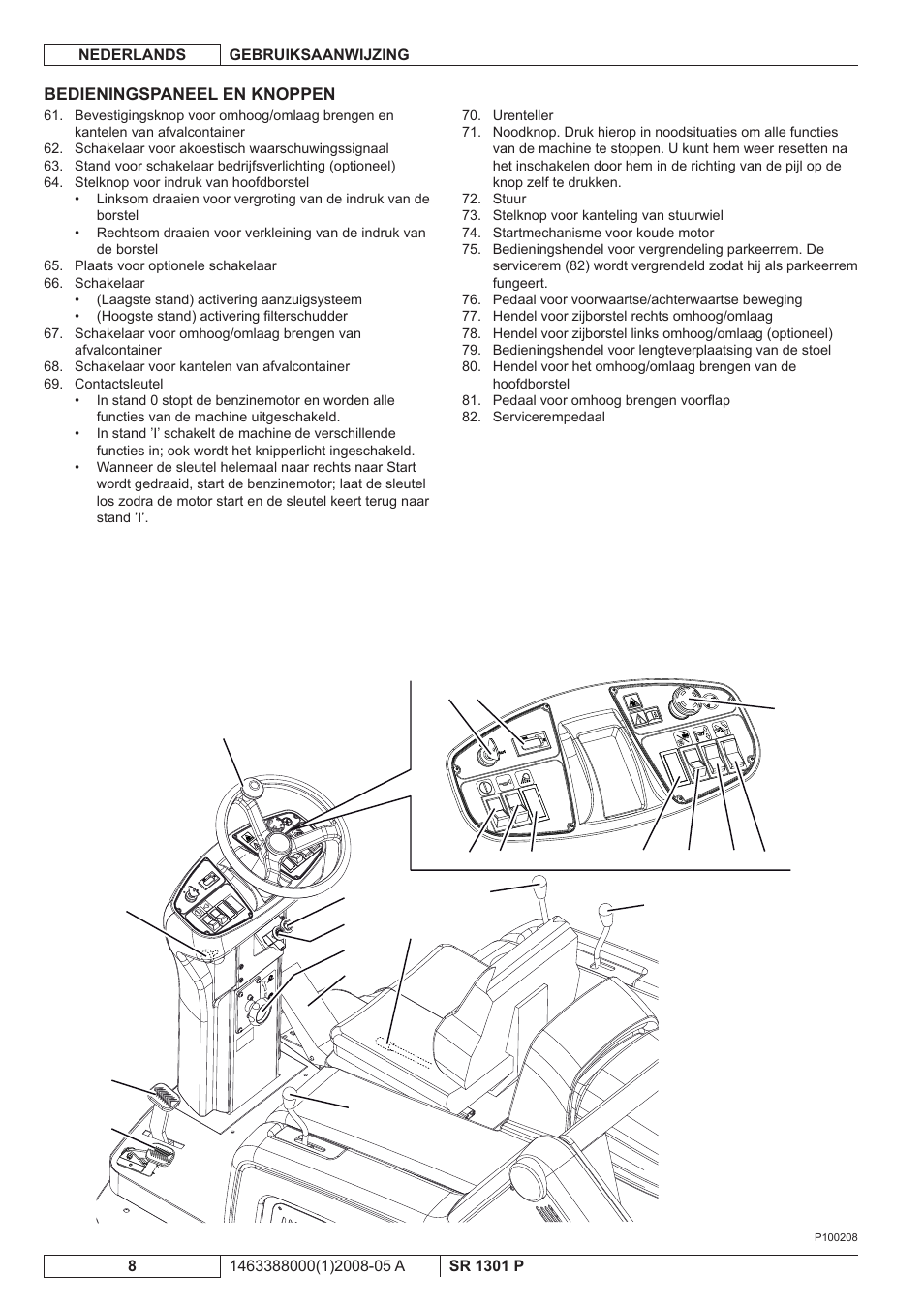 Nilfisk-ALTO SR 1301 P User Manual | Page 106 / 132