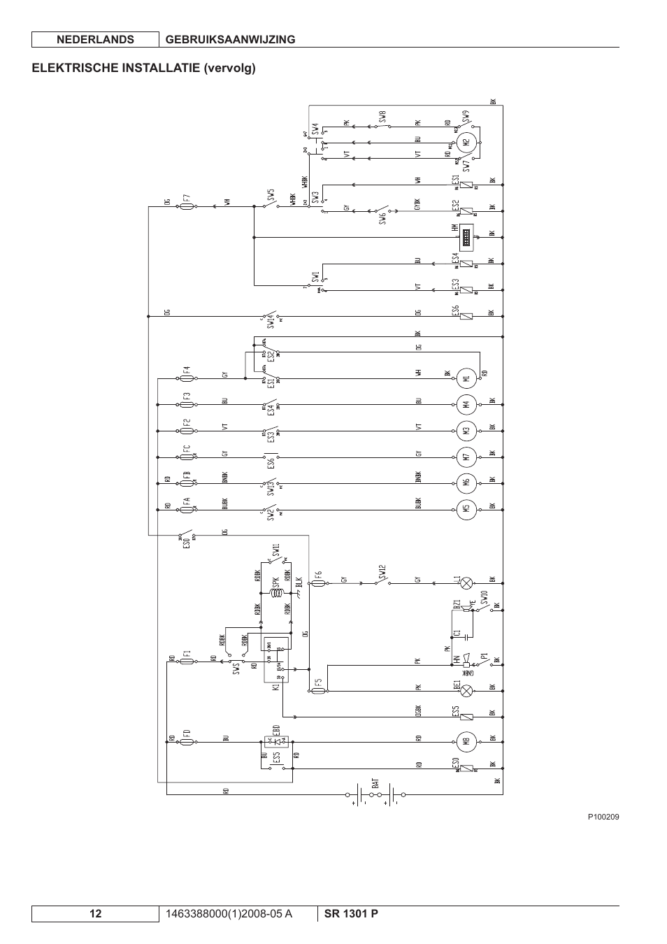 Nilfisk-ALTO SR 1301 P User Manual | Page 110 / 132