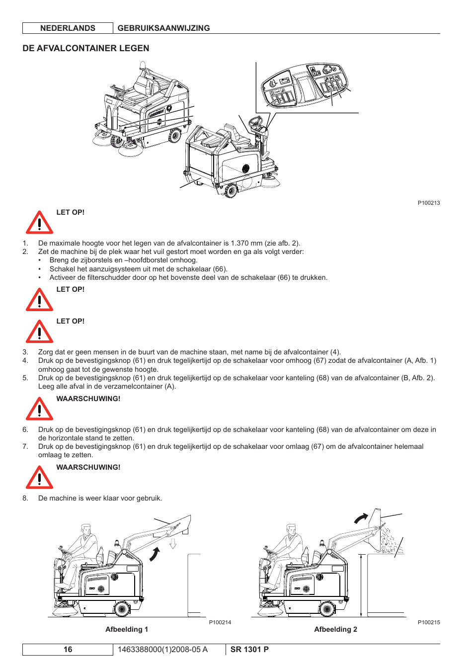 Nilfisk-ALTO SR 1301 P User Manual | Page 114 / 132