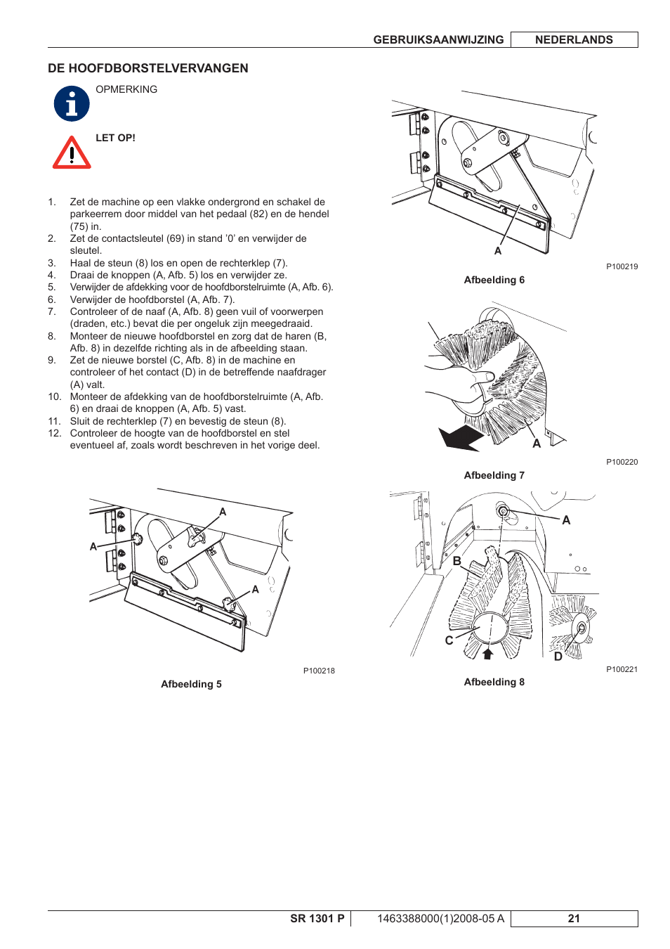 Nilfisk-ALTO SR 1301 P User Manual | Page 119 / 132