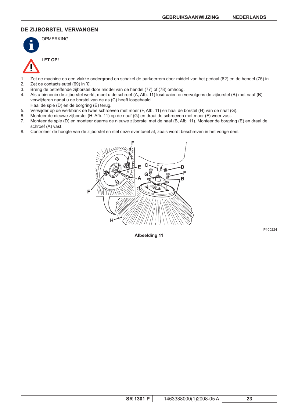 Nilfisk-ALTO SR 1301 P User Manual | Page 121 / 132