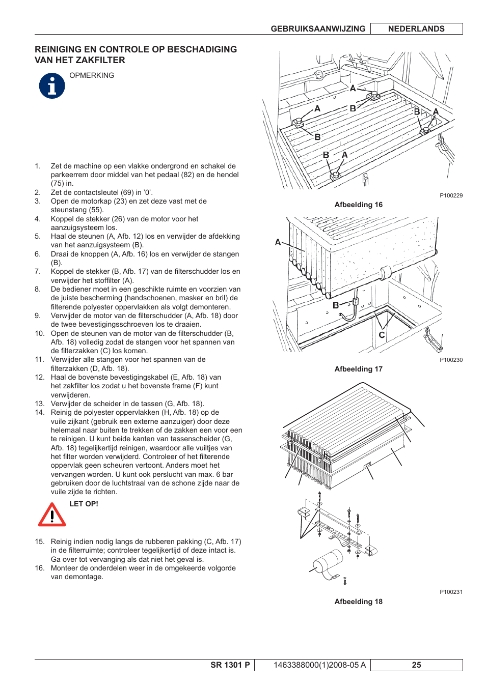 Nilfisk-ALTO SR 1301 P User Manual | Page 123 / 132