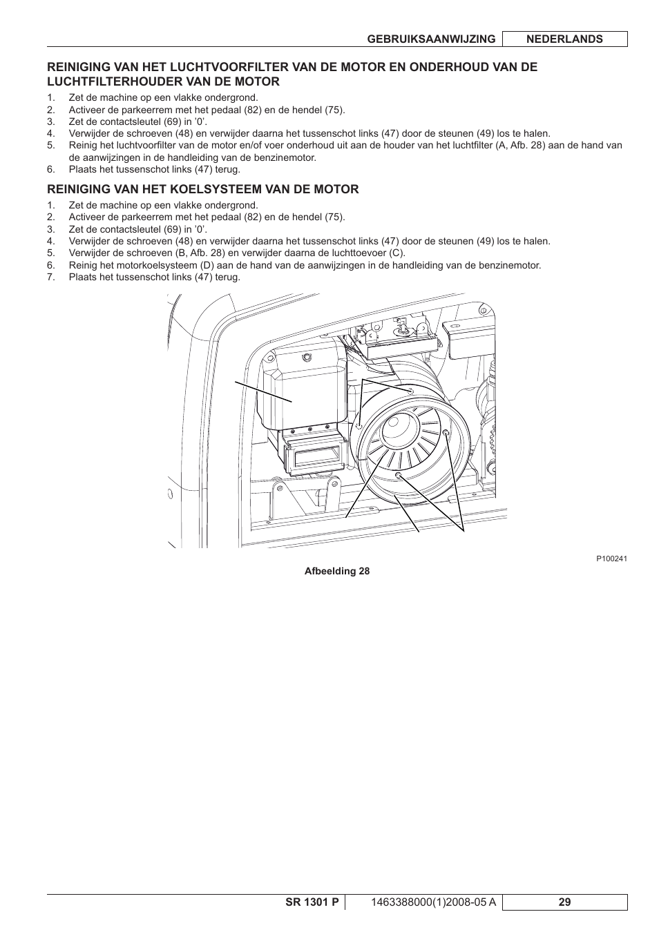 Nilfisk-ALTO SR 1301 P User Manual | Page 127 / 132