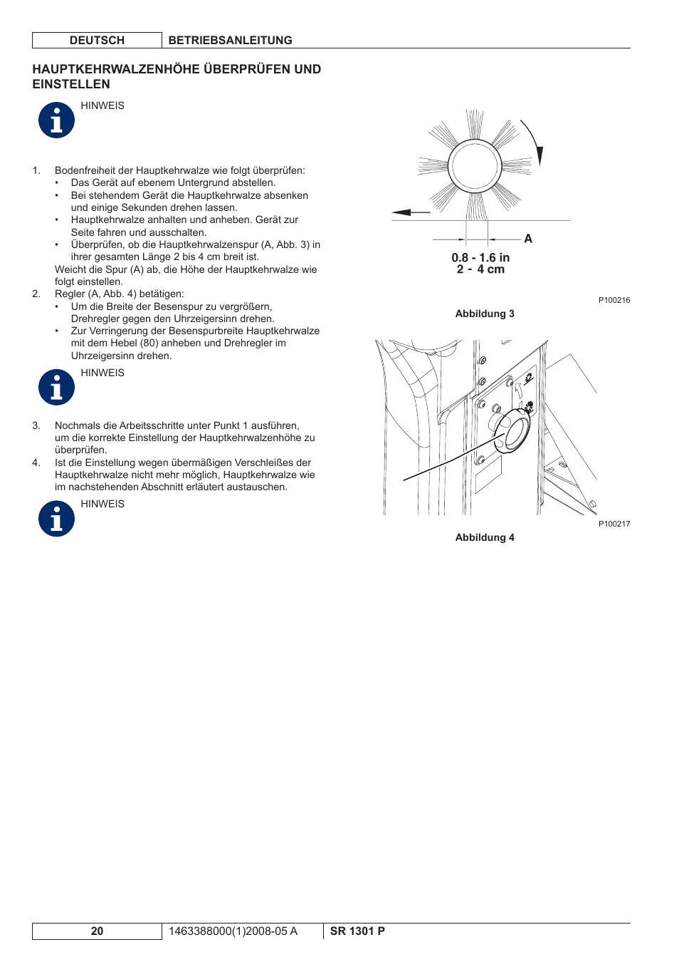 Nilfisk-ALTO SR 1301 P User Manual | Page 22 / 132