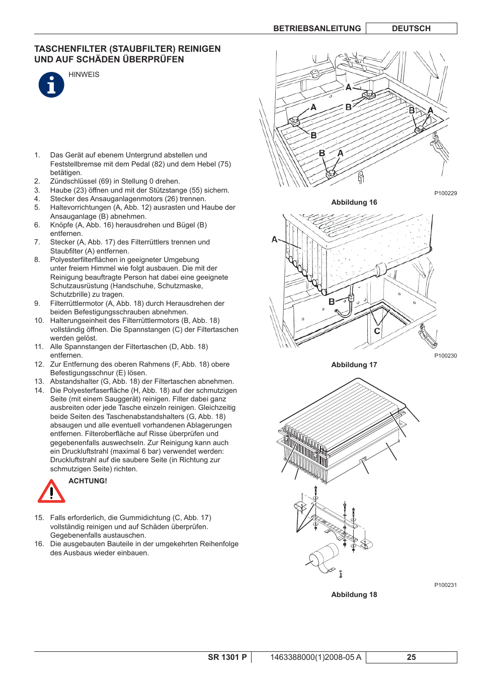 Nilfisk-ALTO SR 1301 P User Manual | Page 27 / 132