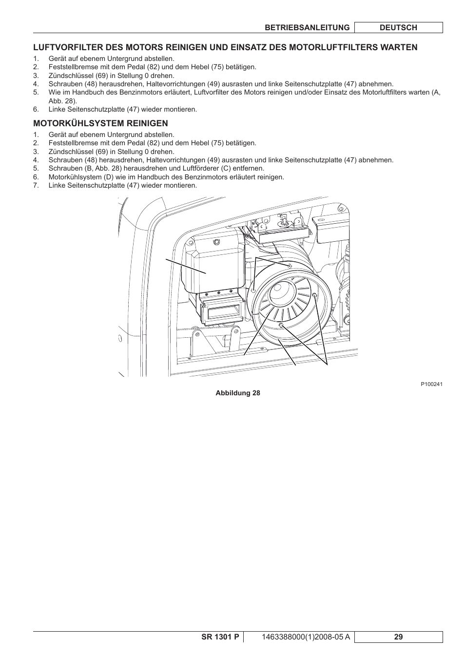 Nilfisk-ALTO SR 1301 P User Manual | Page 31 / 132