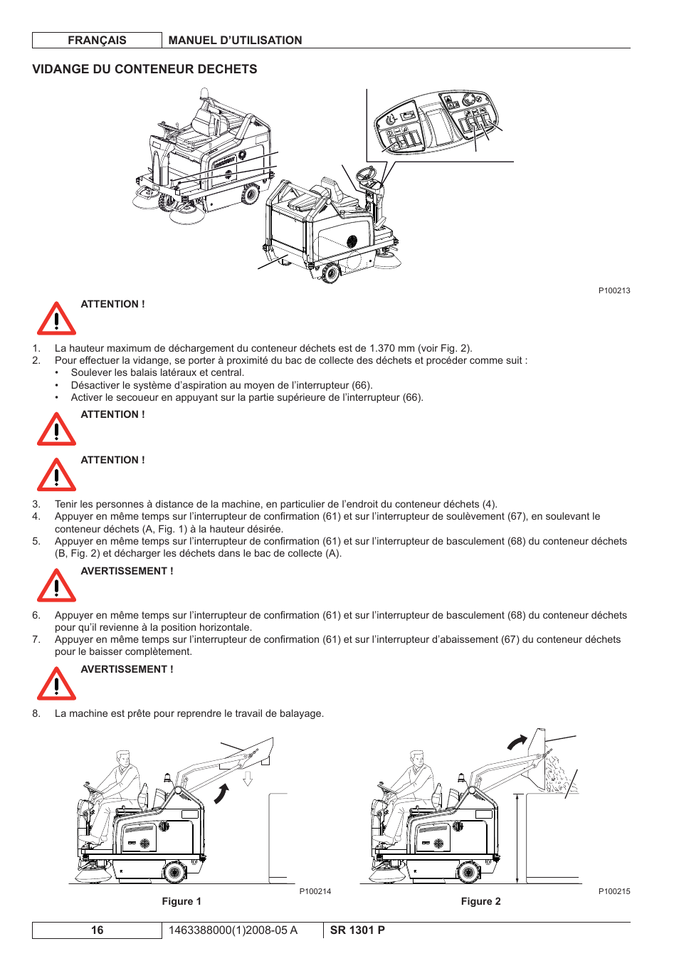 Nilfisk-ALTO SR 1301 P User Manual | Page 50 / 132