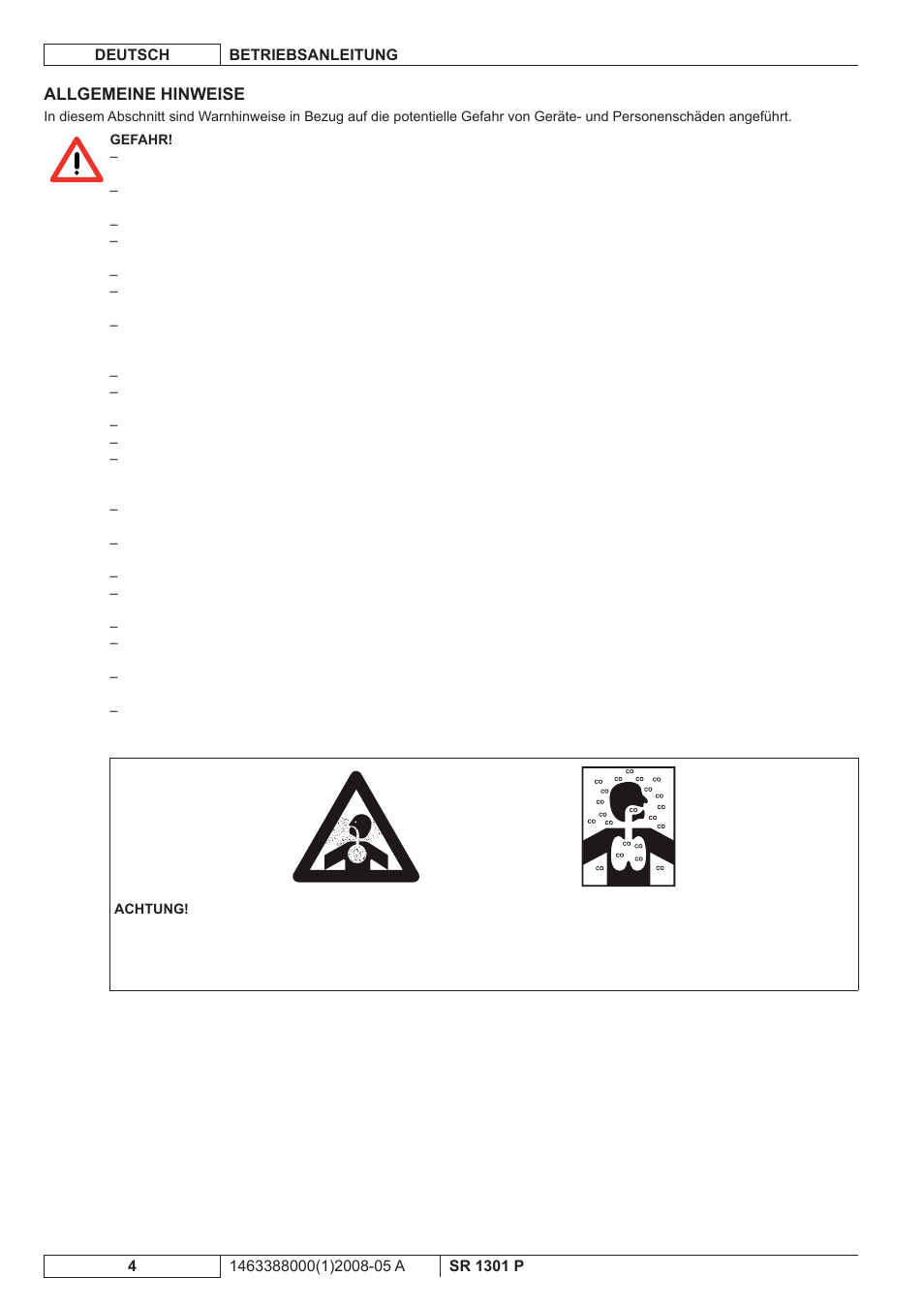 Nilfisk-ALTO SR 1301 P User Manual | Page 6 / 132