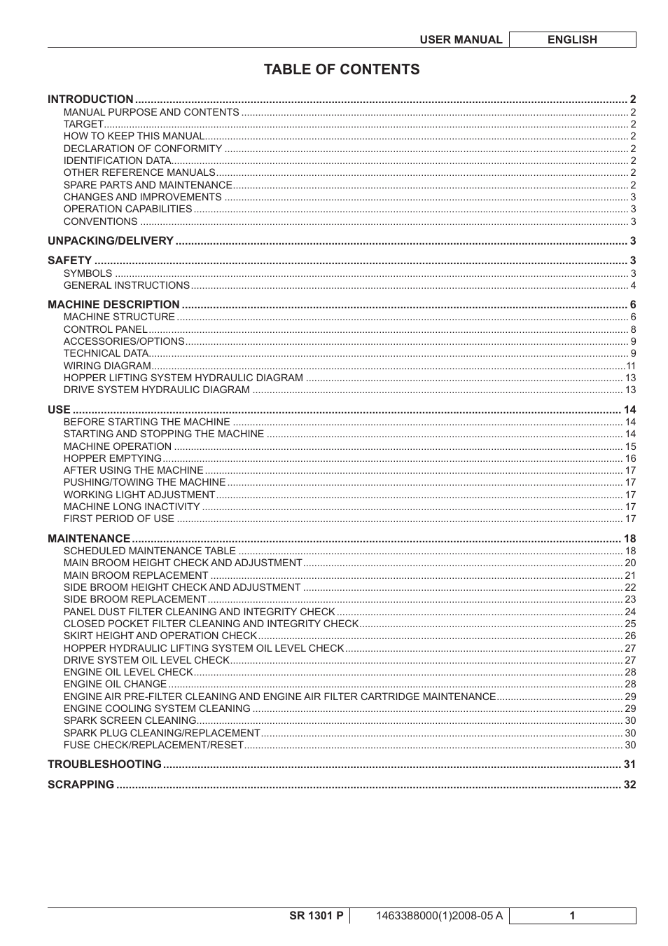 Nilfisk-ALTO SR 1301 P User Manual | Page 67 / 132