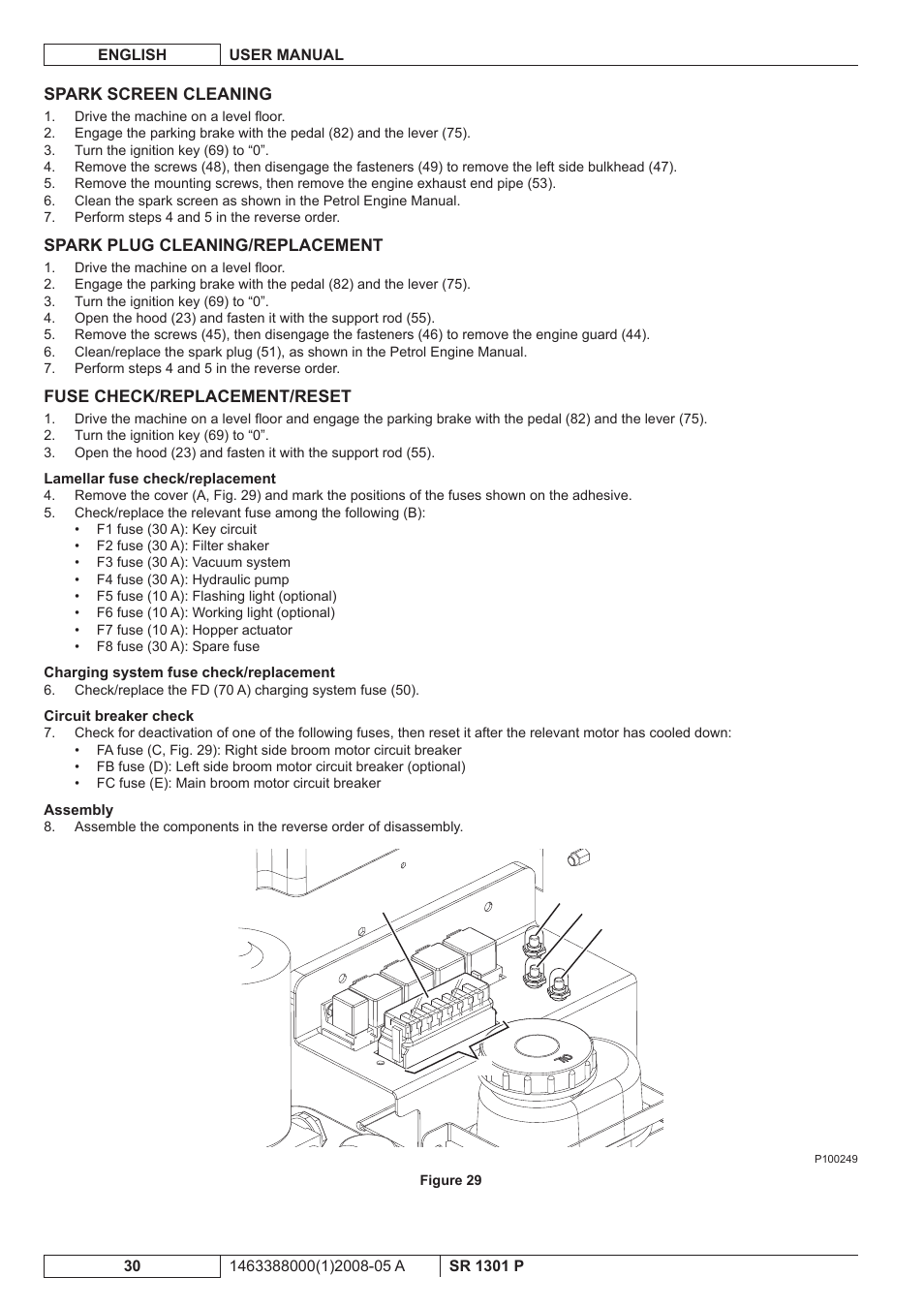Nilfisk-ALTO SR 1301 P User Manual | Page 96 / 132