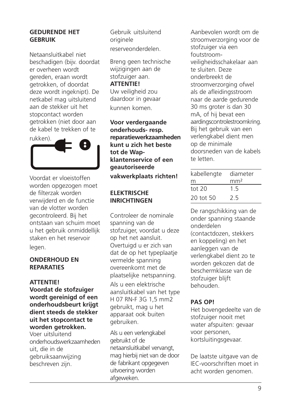 Nilfisk-ALTO Dynamics 840 User Manual | Page 3 / 15