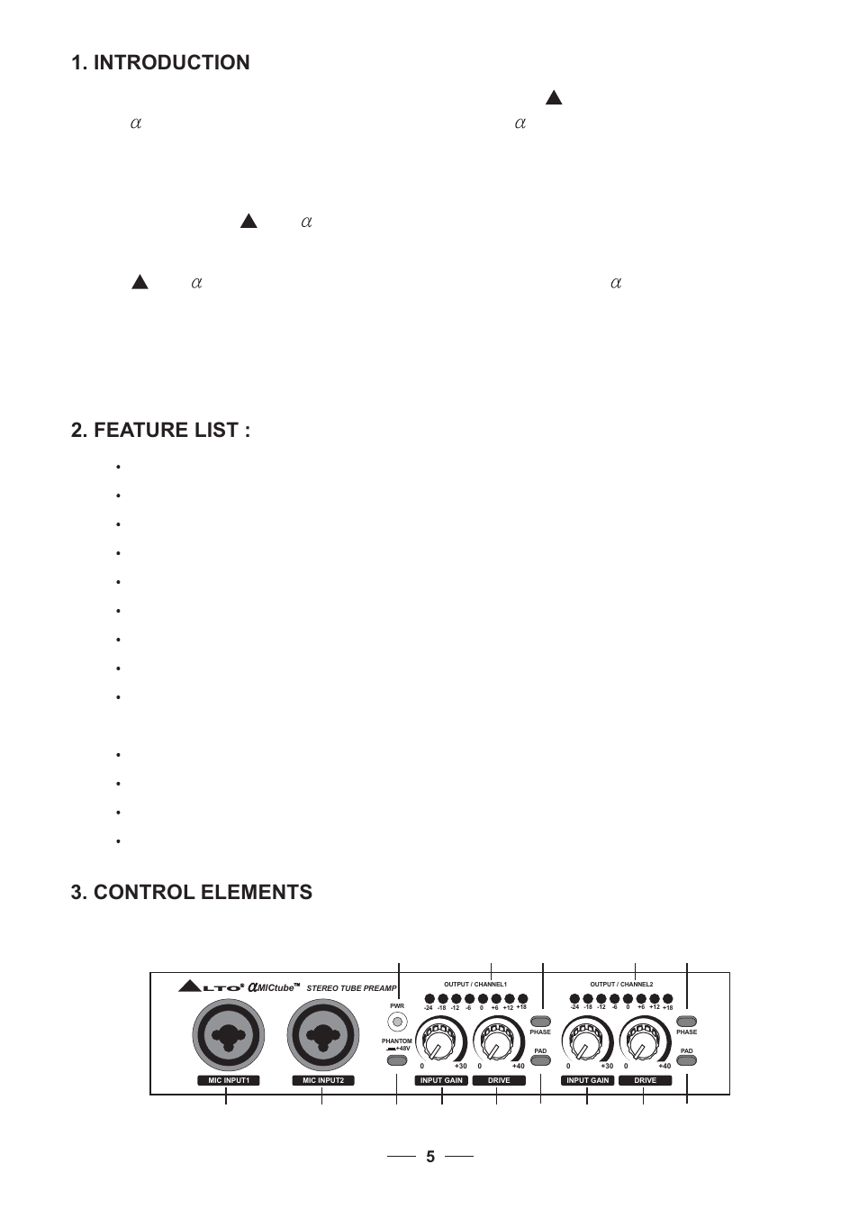 Introduction | Nilfisk-ALTO STEREO TUBE PREAMP User Manual | Page 6 / 16