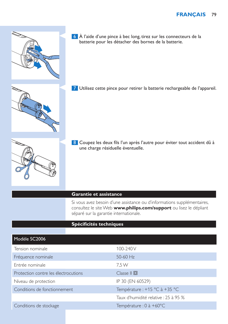 Philips Lumea Precision IPL Haarentfernungssystem User Manual | Page 79 / 114