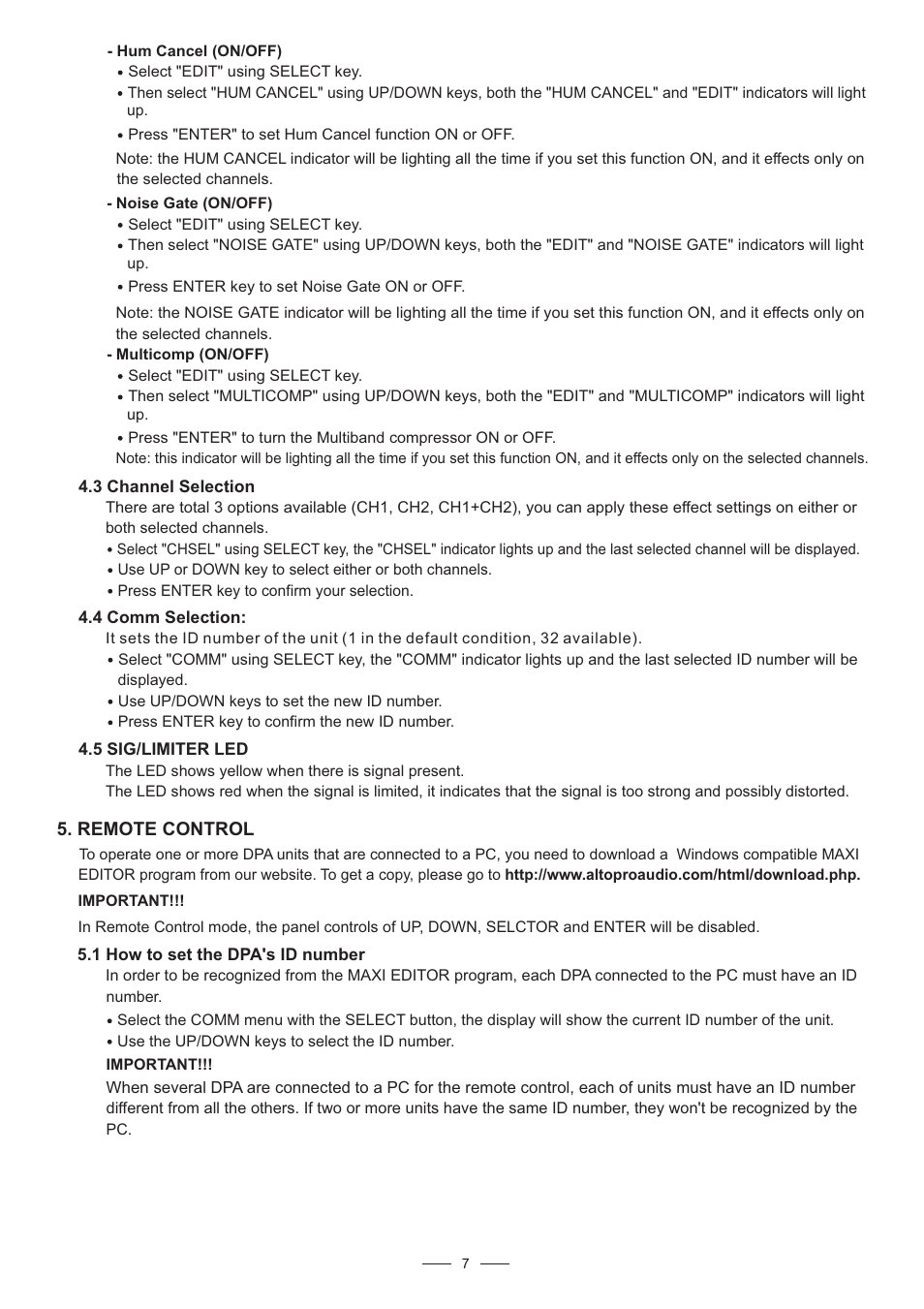 Nilfisk-ALTO DPA 2500 User Manual | Page 8 / 20
