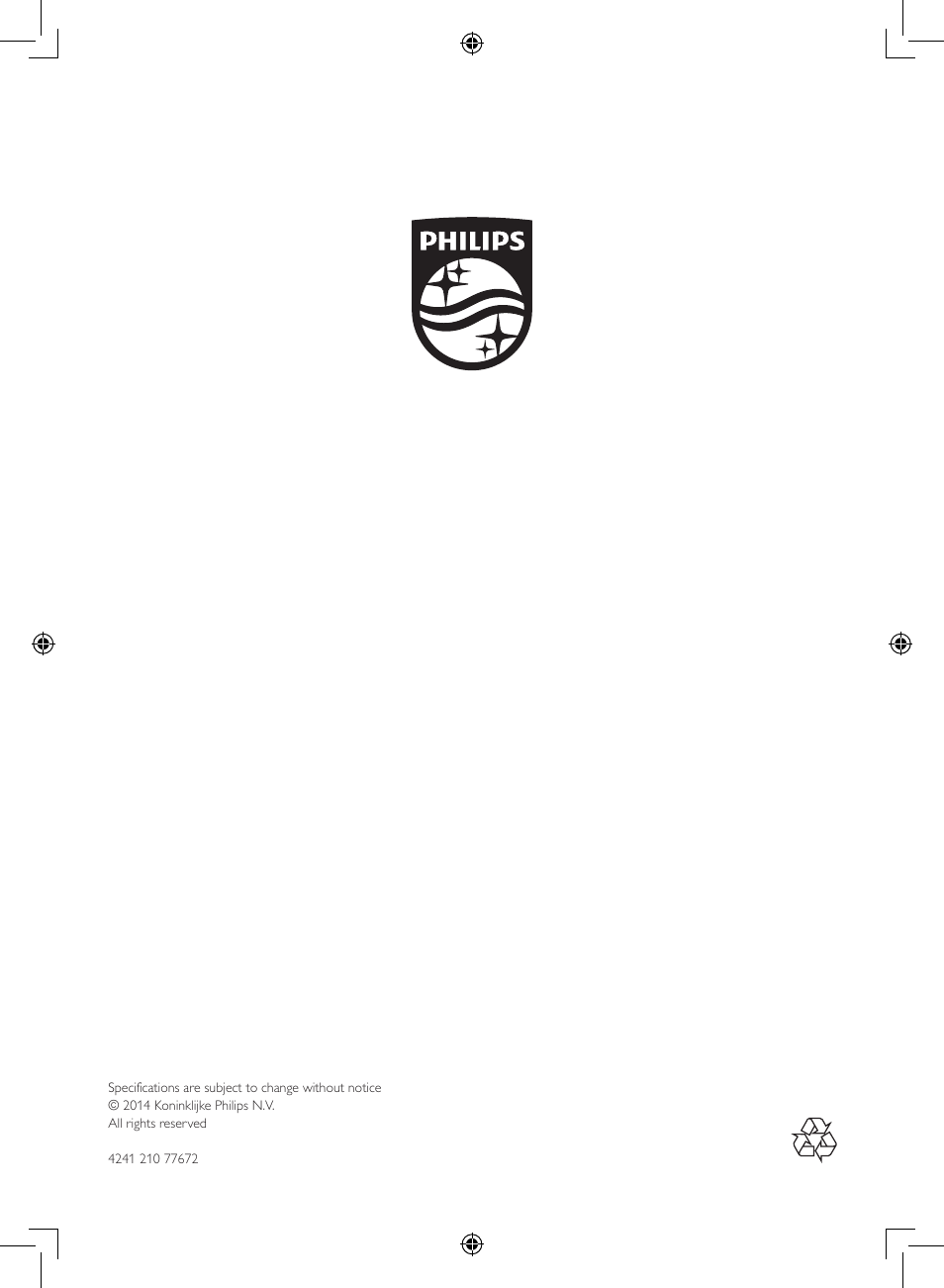 Philips 2-in-1-Kombigerät zur Luftreinigung u. -befeuchtung User Manual | Page 108 / 108