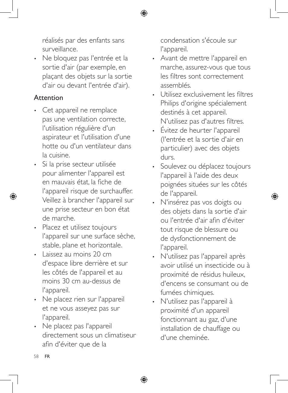 Philips 2-in-1-Kombigerät zur Luftreinigung u. -befeuchtung User Manual | Page 58 / 108