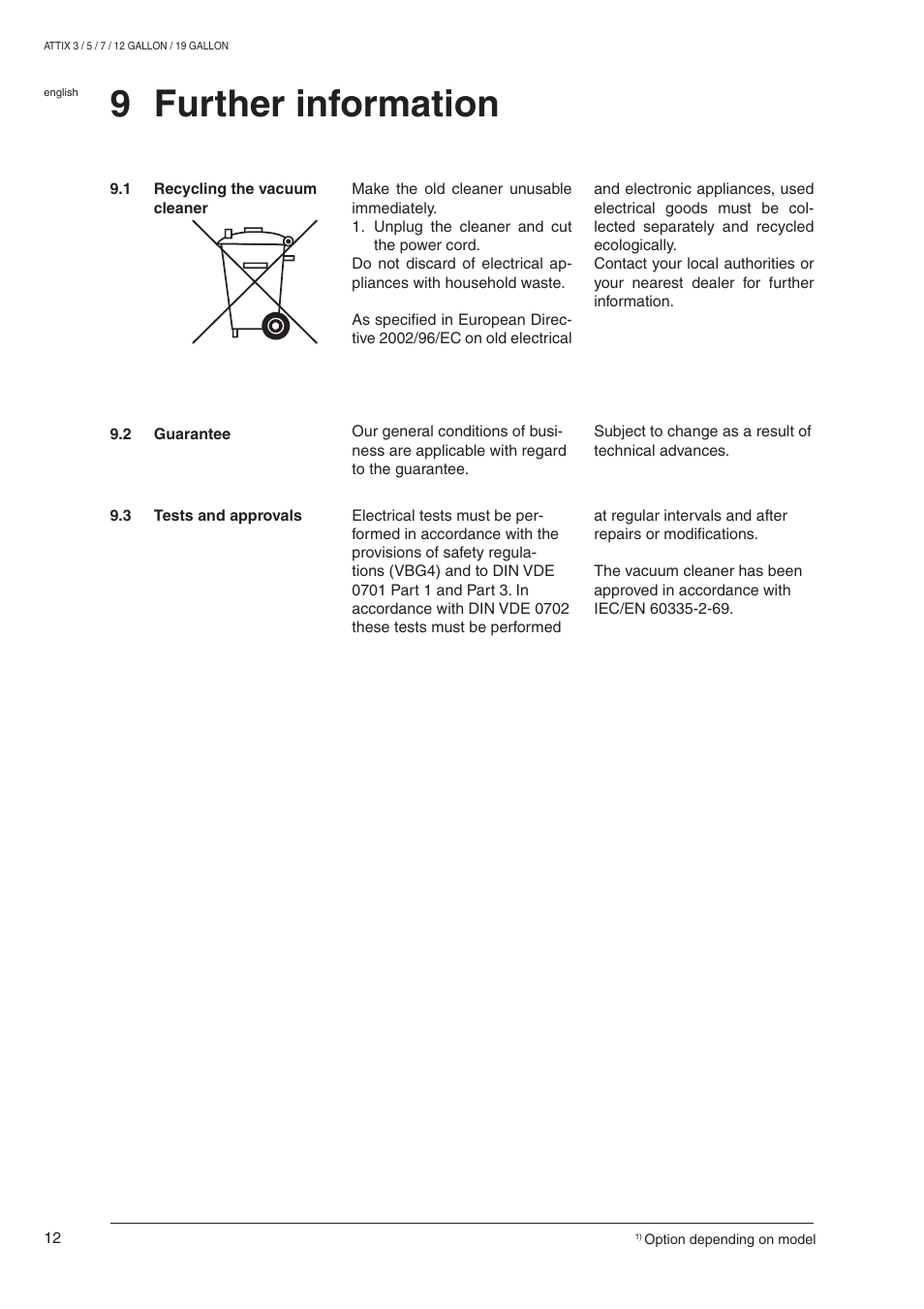 9 further information | Nilfisk-ALTO ATTIX 590-21 User Manual | Page 18 / 20