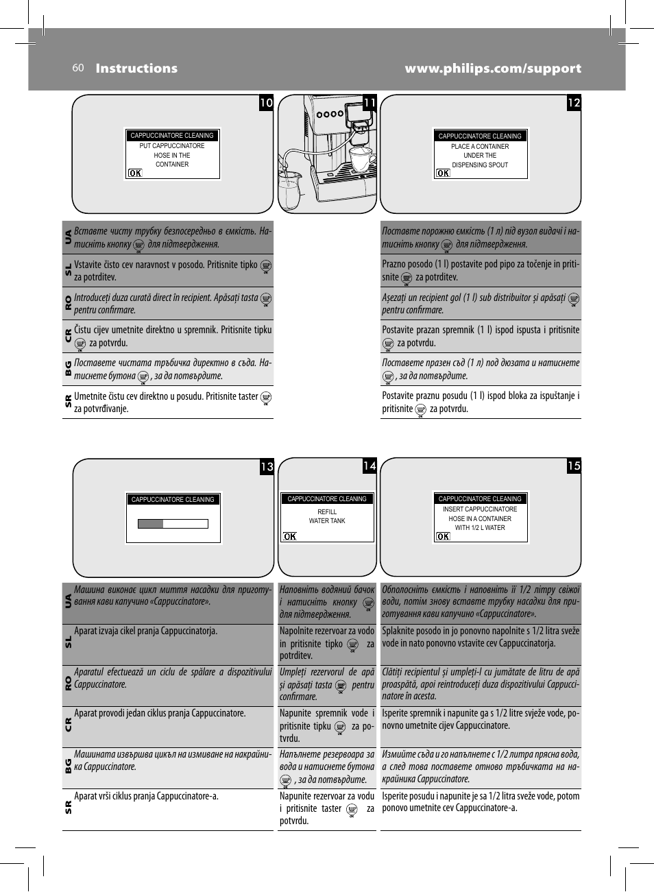 Philips Saeco Kaffeevollautomat User Manual | Page 60 / 72