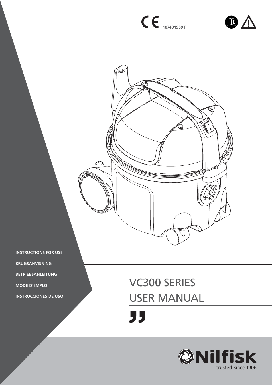 Nilfisk-ALTO VC300 User Manual | 12 pages