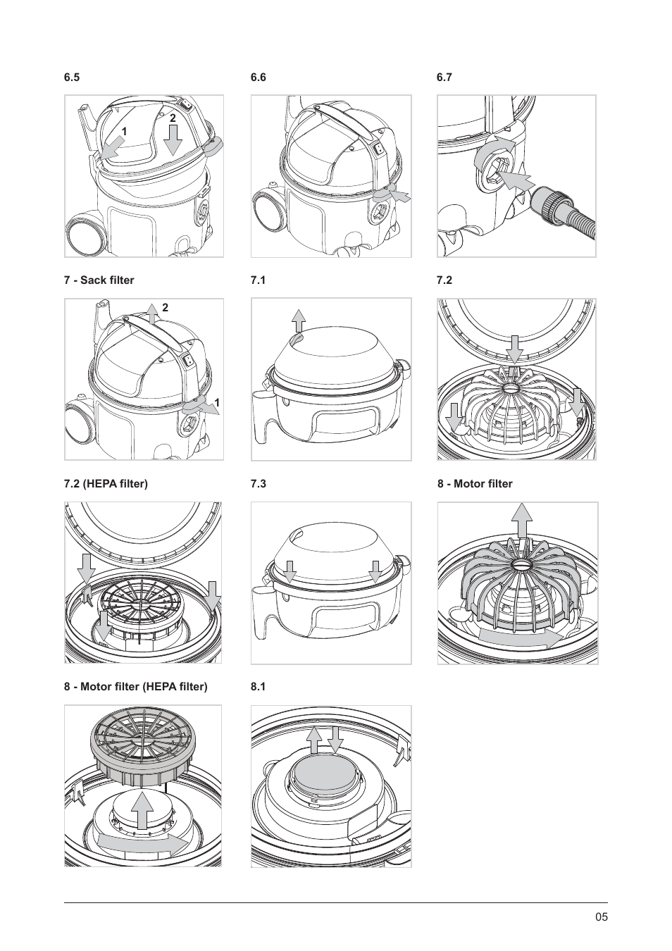 Nilfisk-ALTO SALTIX VC300 User Manual | Page 5 / 12