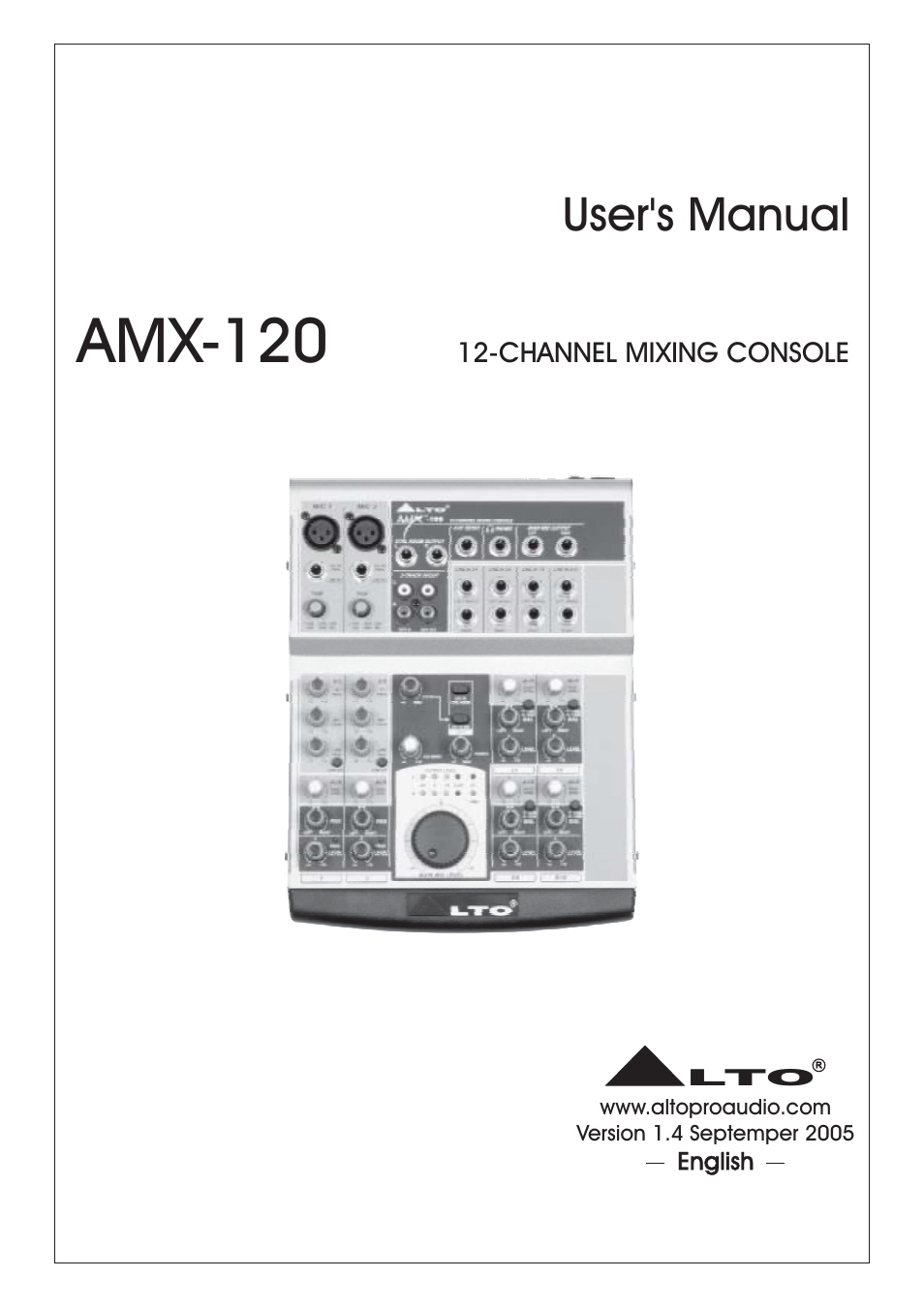 Nilfisk-ALTO AMX-120 User Manual | 20 pages