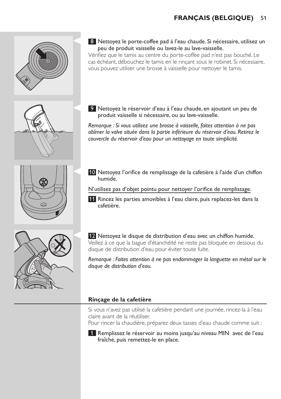 Philips SENSEO® Viva Café Kaffeepadmaschine User Manual | Page 51 / 78