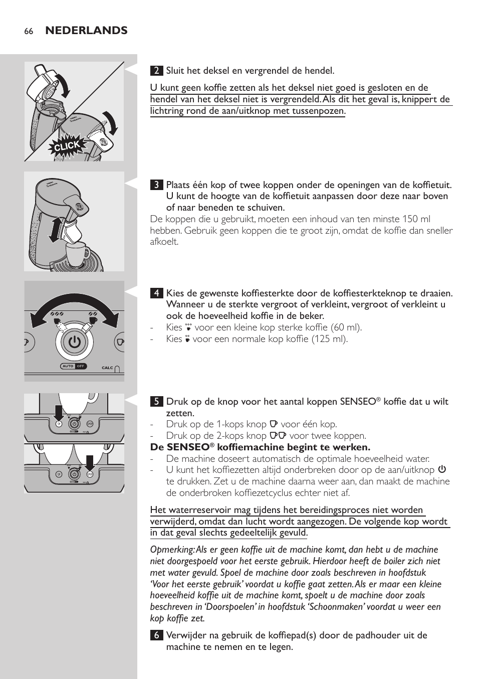 Philips SENSEO® Viva Café Kaffeepadmaschine User Manual | Page 66 / 78
