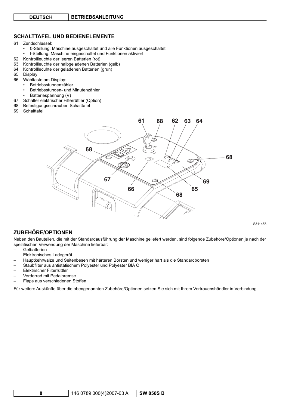 Nilfisk-ALTO SW 850S B User Manual | Page 11 / 104