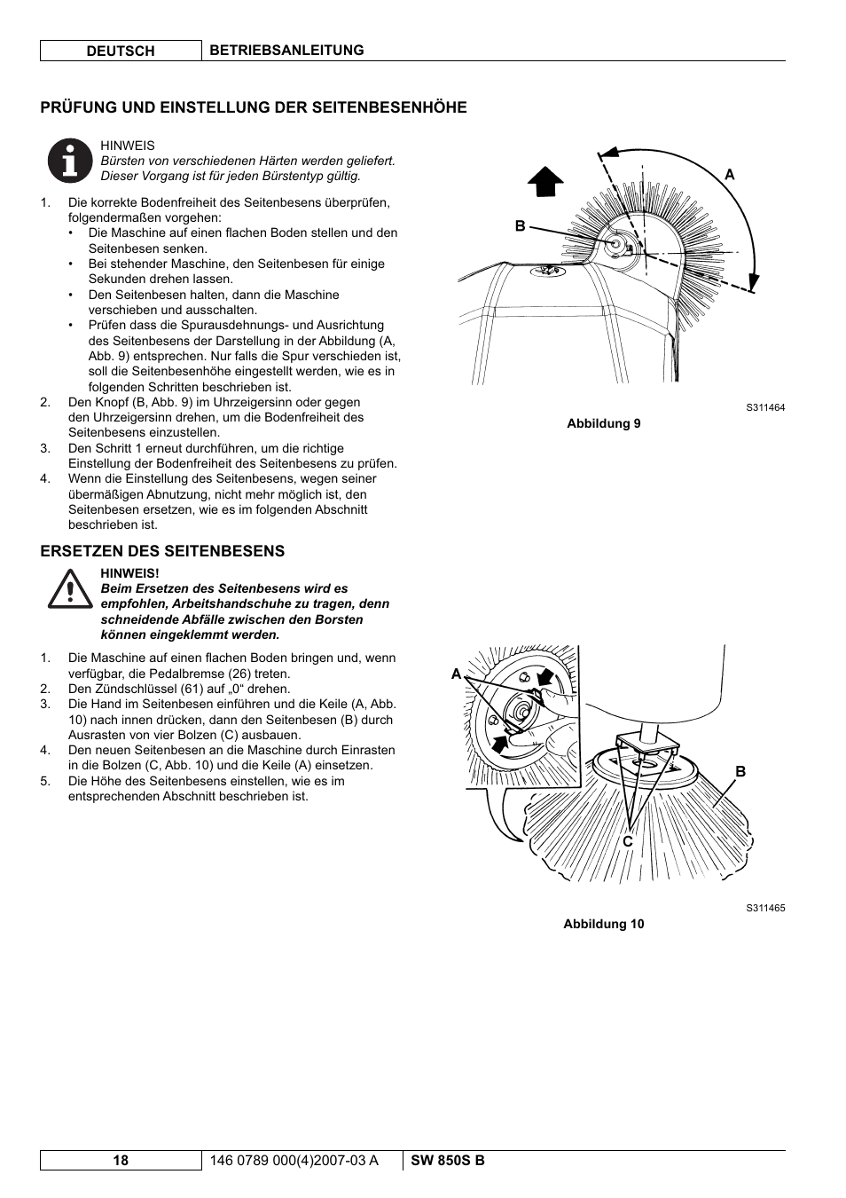 Nilfisk-ALTO SW 850S B User Manual | Page 21 / 104