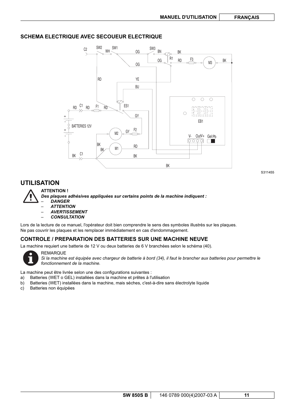 Utilisation | Nilfisk-ALTO SW 850S B User Manual | Page 38 / 104