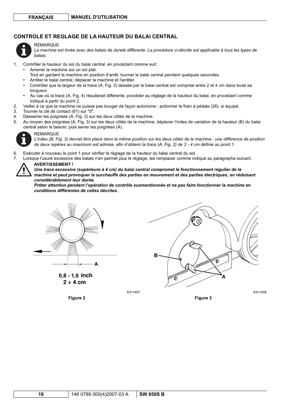 Nilfisk-ALTO SW 850S B User Manual | Page 43 / 104