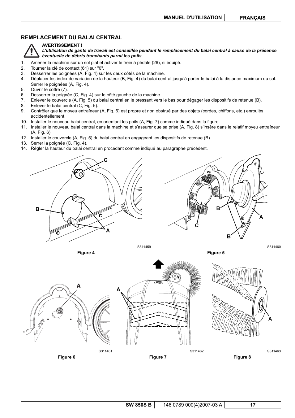 Nilfisk-ALTO SW 850S B User Manual | Page 44 / 104