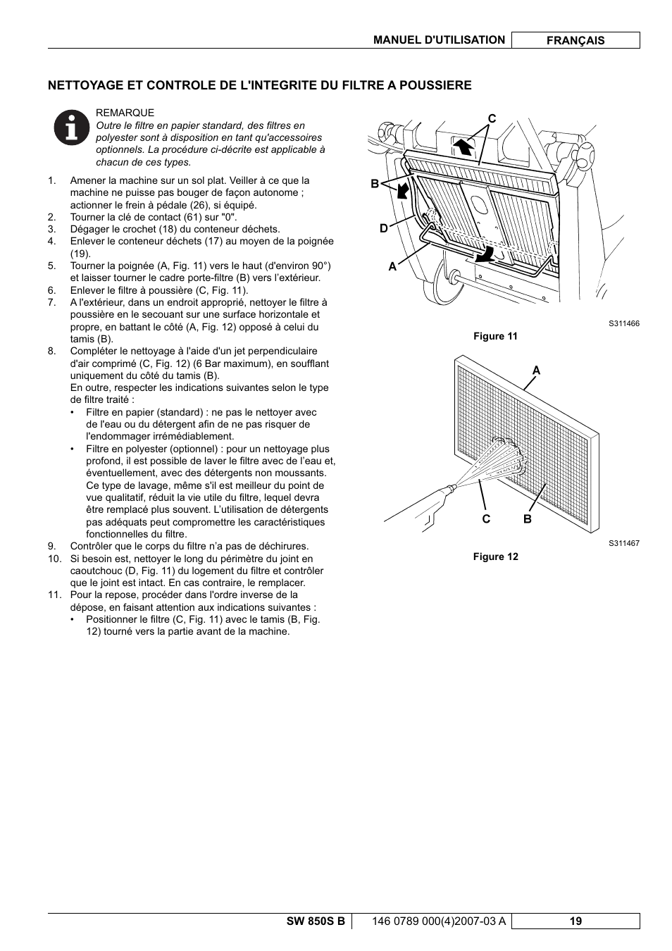 Nilfisk-ALTO SW 850S B User Manual | Page 46 / 104