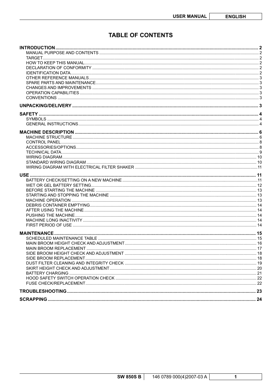 Nilfisk-ALTO SW 850S B User Manual | Page 52 / 104
