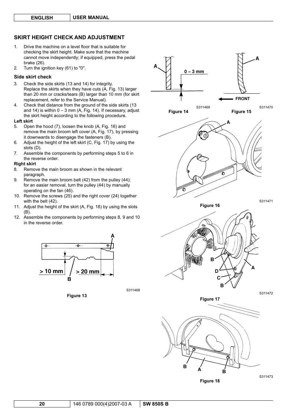 Nilfisk-ALTO SW 850S B User Manual | Page 71 / 104