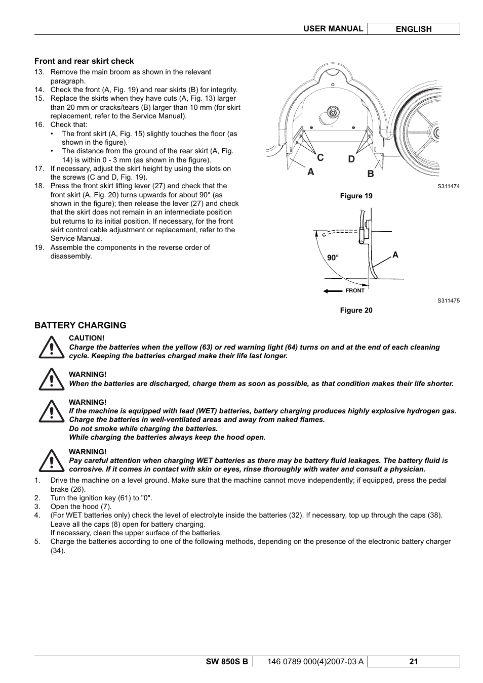 Ac d b | Nilfisk-ALTO SW 850S B User Manual | Page 72 / 104