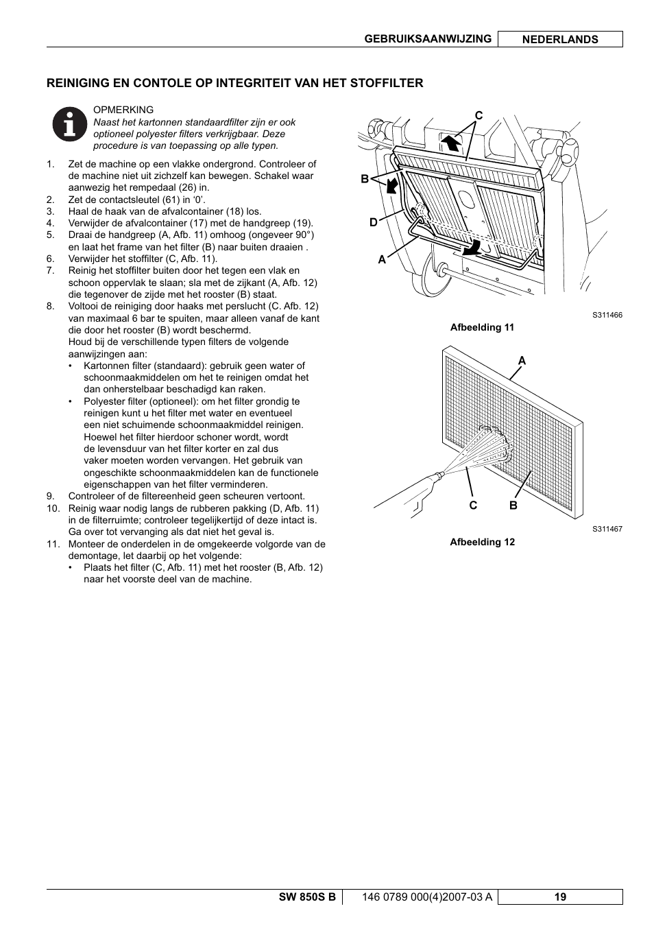 Nilfisk-ALTO SW 850S B User Manual | Page 94 / 104