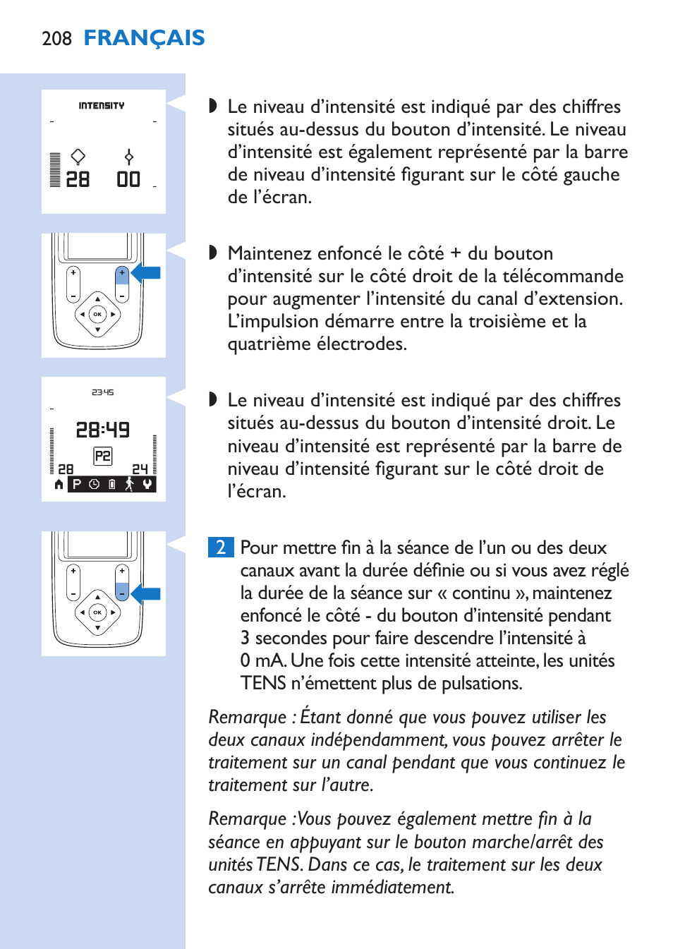 Philips TensRelief 12 selbstklebende Elektroden User Manual | Page 208 / 236