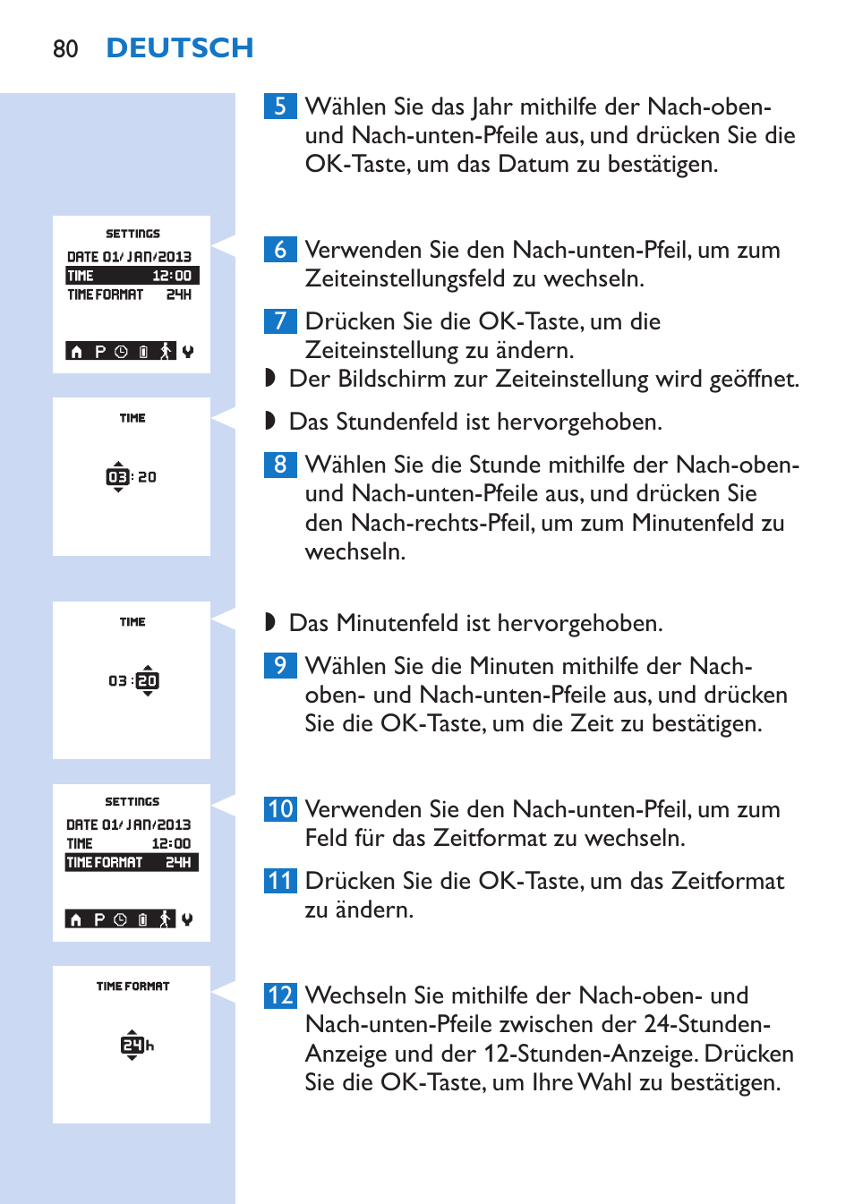 Philips TensRelief 12 selbstklebende Elektroden User Manual | Page 80 / 236