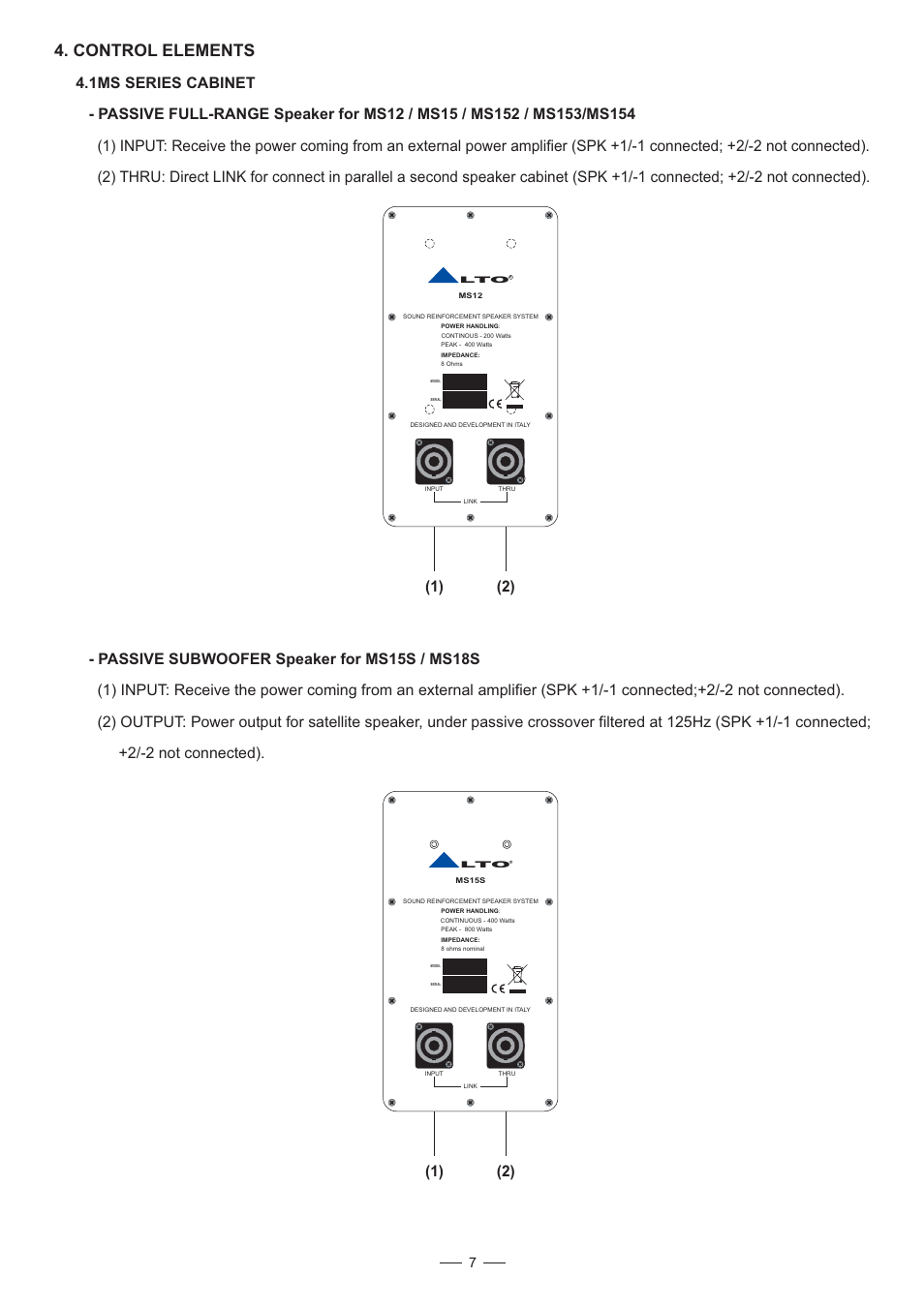 Control elements | Nilfisk-ALTO MS Series User Manual | Page 8 / 14