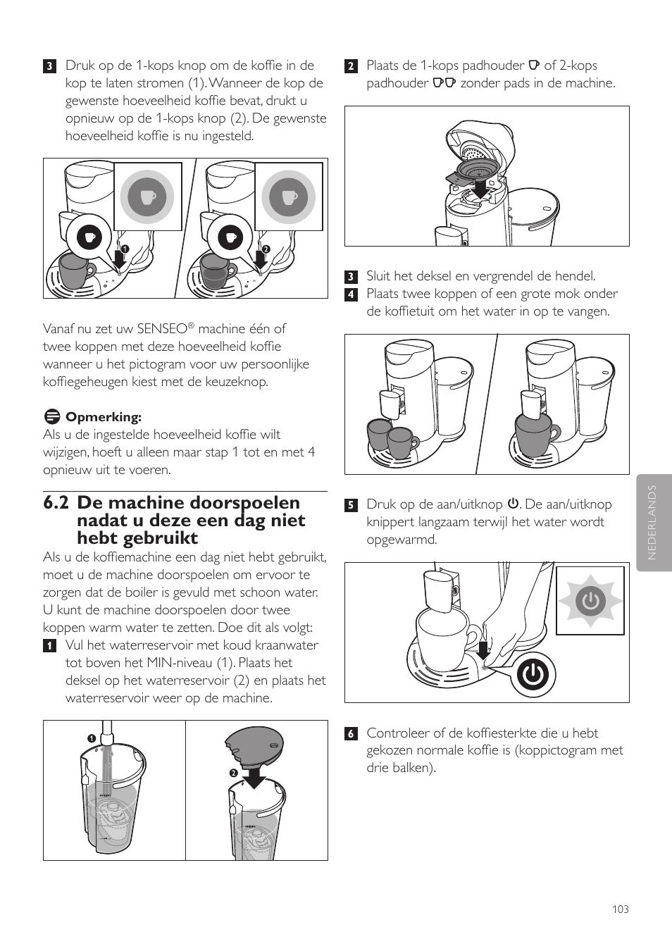 Philips SENSEO® Twist Kaffeepadmaschine User Manual | Page 103 / 138