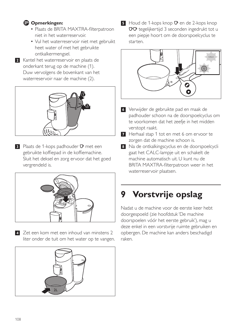 9 vorstvrije opslag | Philips SENSEO® Twist Kaffeepadmaschine User Manual | Page 108 / 138