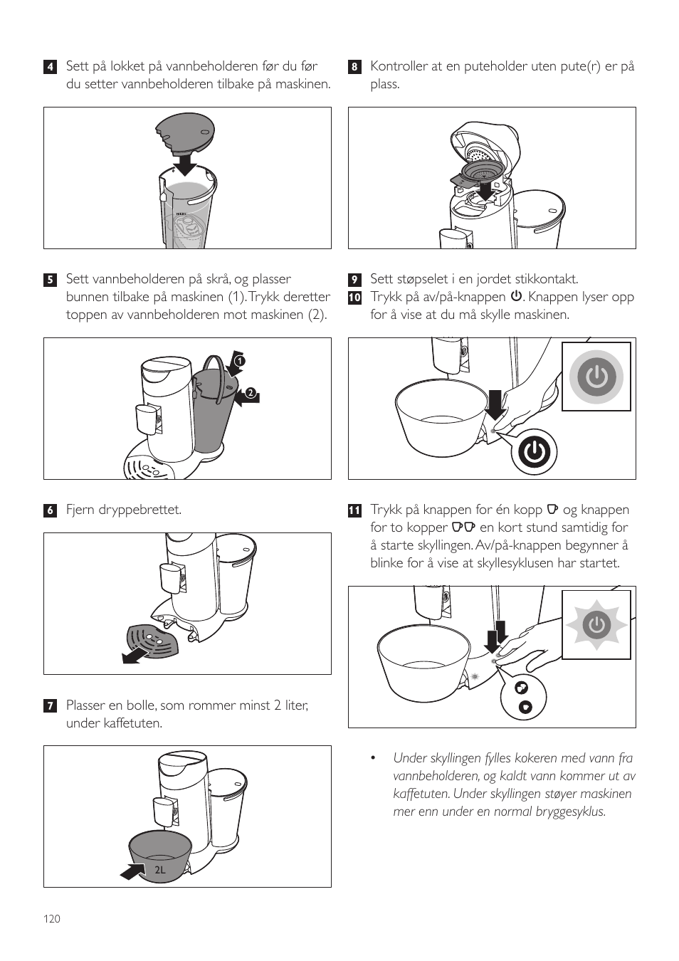 Philips SENSEO® Twist Kaffeepadmaschine User Manual | Page 120 / 138