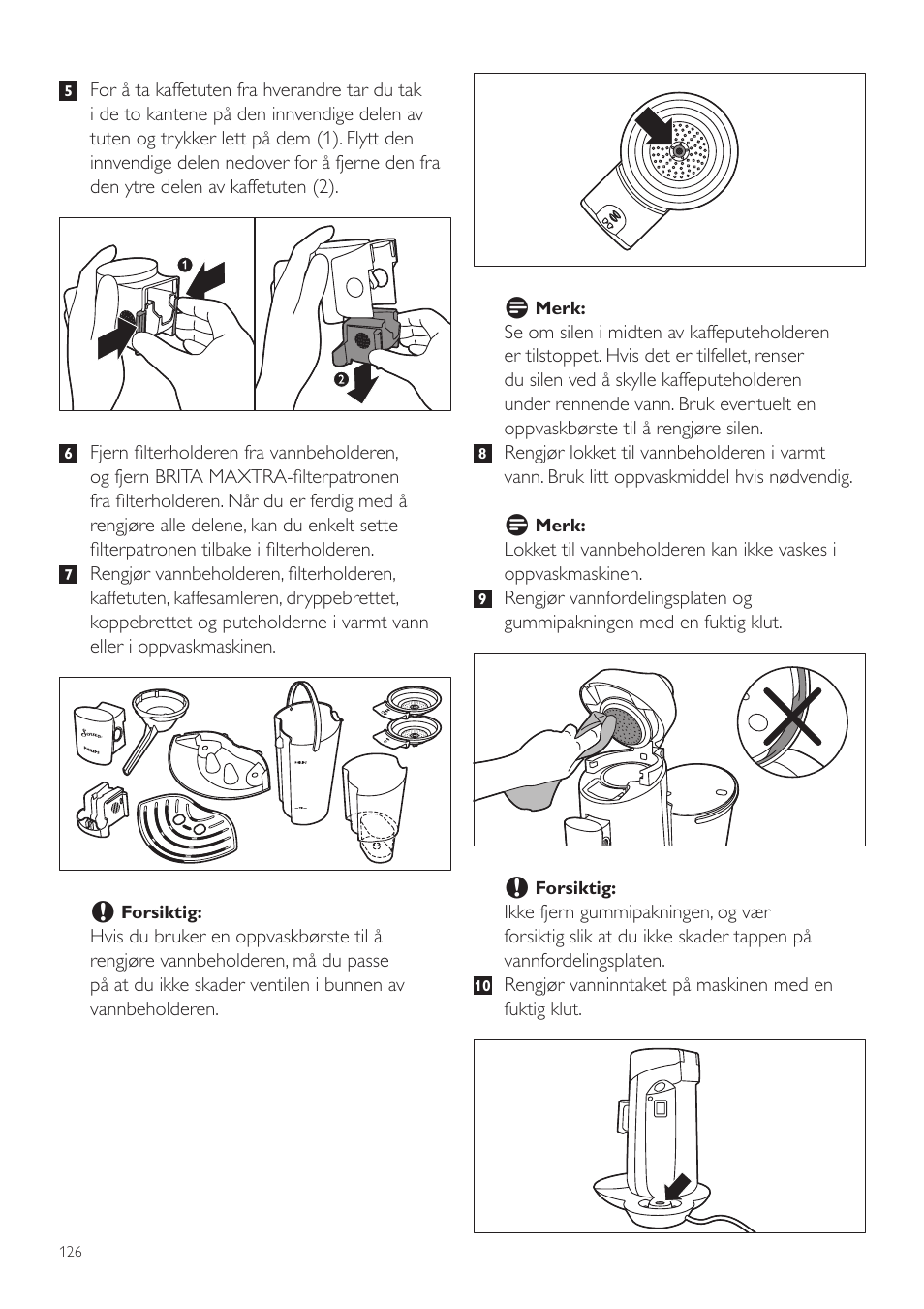 Philips SENSEO® Twist Kaffeepadmaschine User Manual | Page 126 / 138