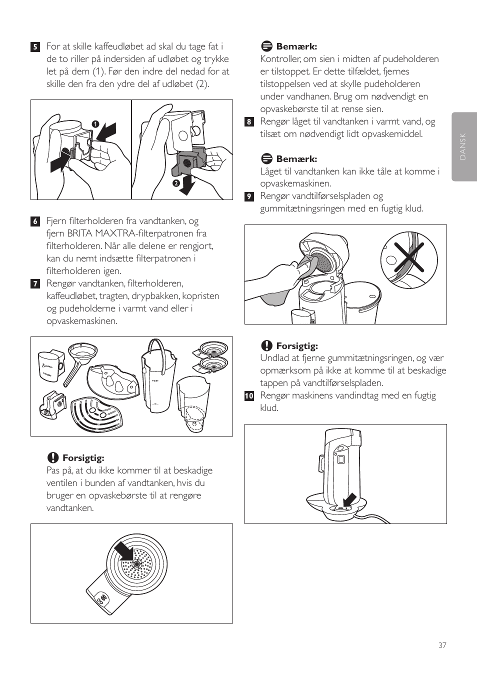 Philips SENSEO® Twist Kaffeepadmaschine User Manual | Page 37 / 138