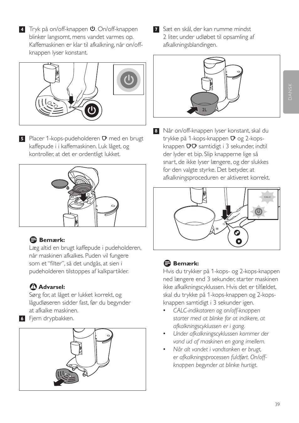 Philips SENSEO® Twist Kaffeepadmaschine User Manual | Page 39 / 138