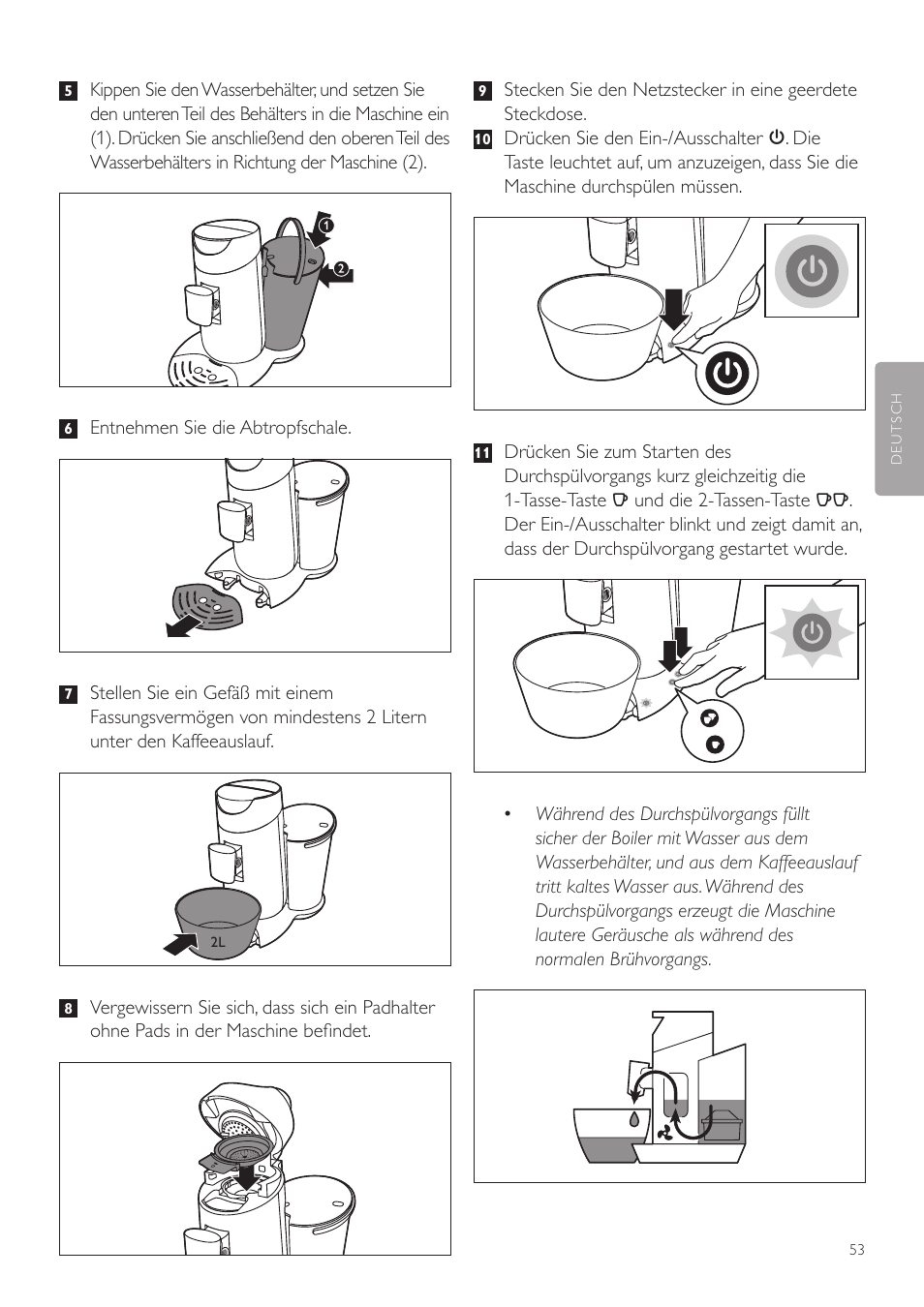 Philips SENSEO® Twist Kaffeepadmaschine User Manual | Page 53 / 138