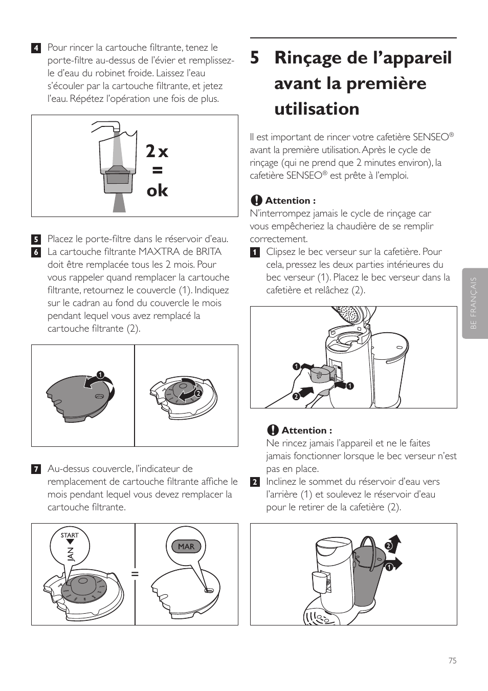 Philips SENSEO® Twist Kaffeepadmaschine User Manual | Page 75 / 138
