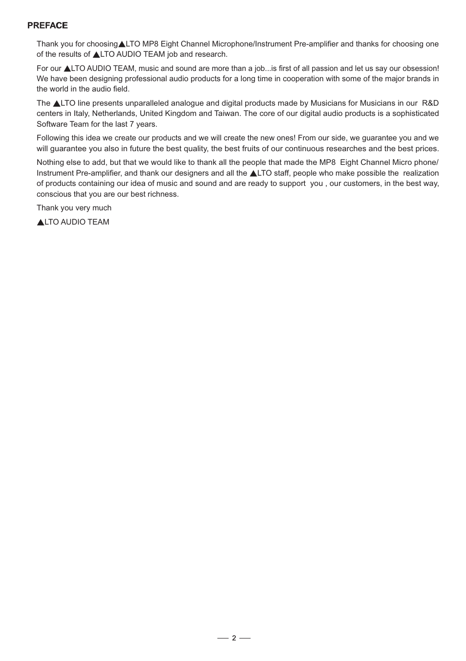 Nilfisk-ALTO MP8 User Manual | Page 3 / 12