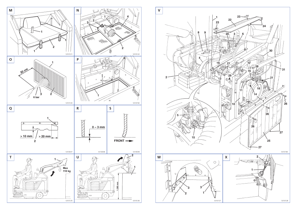 Sw x | Nilfisk-ALTO 580 P User Manual | Page 25 / 26